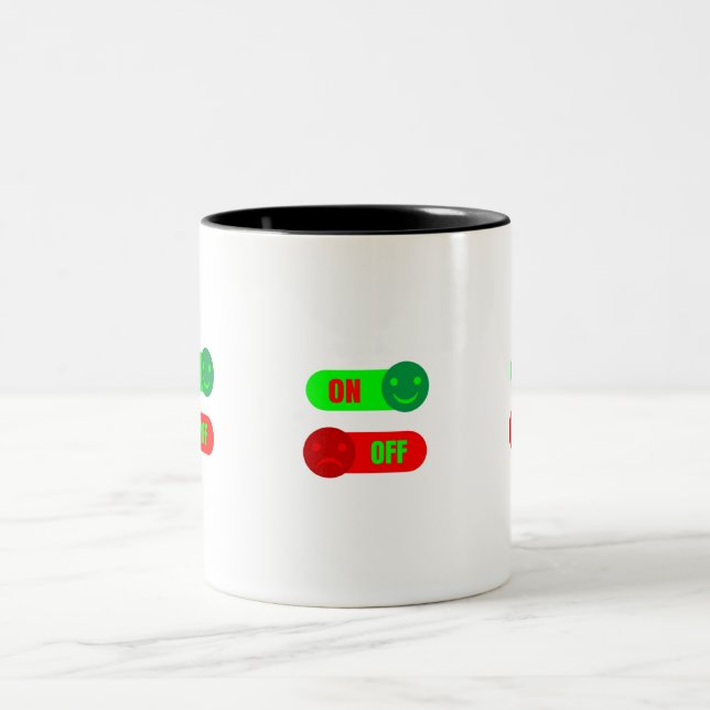 Funny On Off Mood Switch Mug (Center)