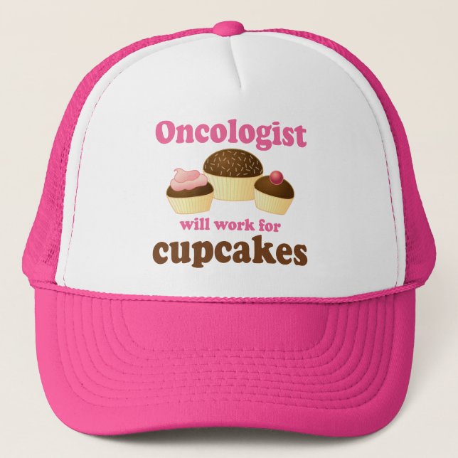 Funny Oncologist Trucker Hat (Front)