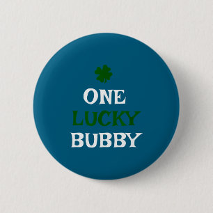 Funny One Lucky Bubby St Patrick's 6 Cm Round Badge