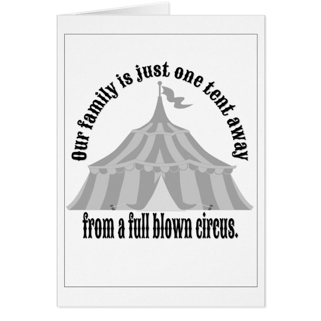 Funny One tent away Circus (Front)