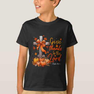 Funny One Thankful Mama Messy Bun Fall Autumn Than T-Shirt