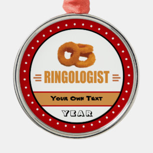 Funny Onion Rings Lover's Metal Tree Decoration