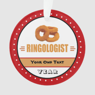 Funny Onion Rings Lover's Ornament