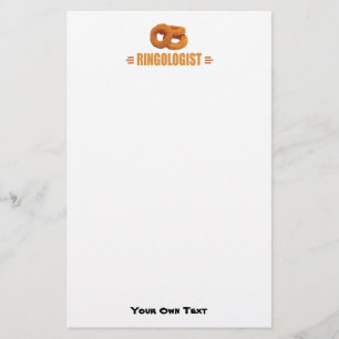 Funny Onion Rings Lover's Stationery