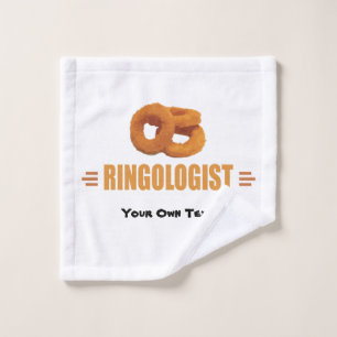 Funny Onion Rings Lover's Wash Cloth