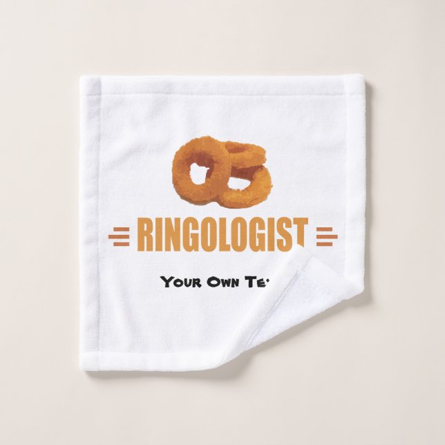 Funny Onion Rings Lover's Wash Cloth (Wash Cloth)