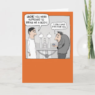 Funny Only Have Eyes for You Halloween Card