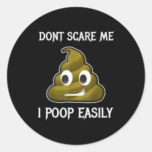 Funny Op Shirt, Don't E Me I Op Easily Adul  Classic Round Sticker