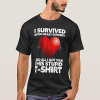 Funny Open Heart Surgery Art For Men Women Heart T