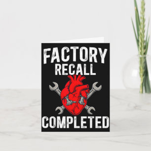 Funny open heart surgery for factory recall card