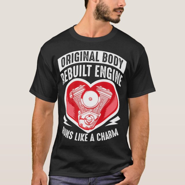 Funny Open Heart Surgery Gift Recovery Patient For T-Shirt (Front)