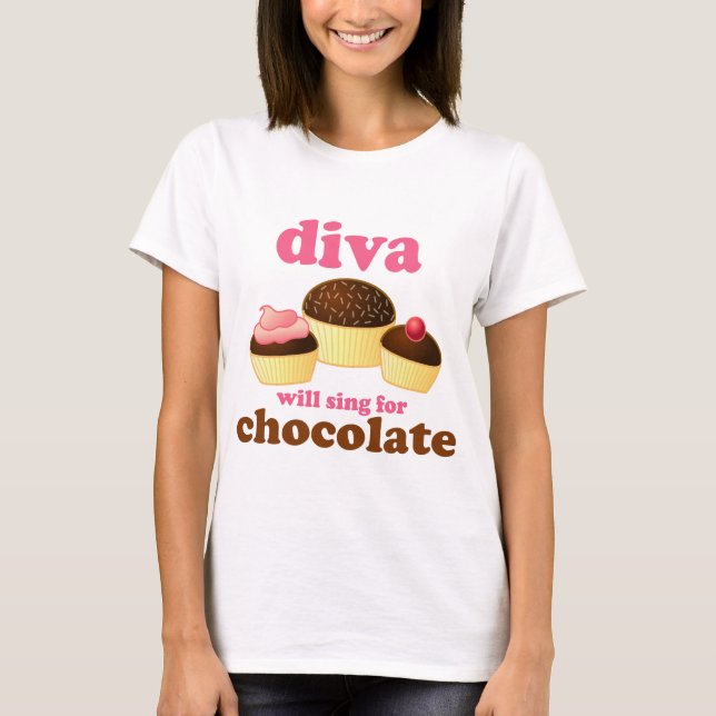 Funny Opera Diva T-Shirt (Front)