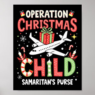 Funny Operation Christmas Child Family Matching Xm Poster