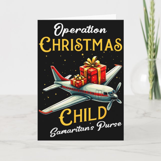 Funny Operation Christmas Child Funny Family Match Card (Front)
