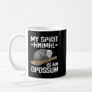 Funny Opossum My Spirit Animal Is A Opossum Coffee Mug