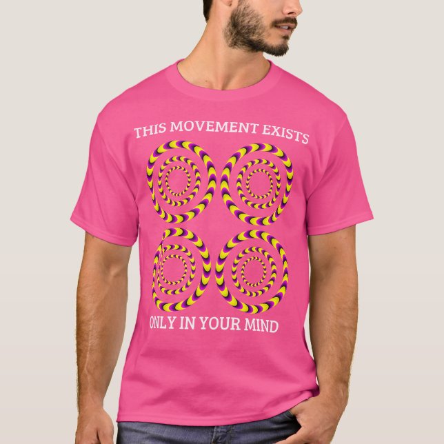 Funny Optical Trick Optical Illusions And Focus Ey T-Shirt (Front)