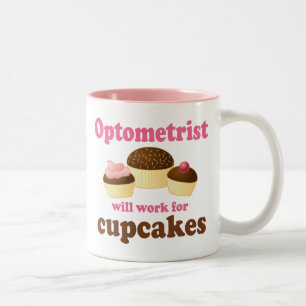 Funny Optometrist Two-Tone Coffee Mug