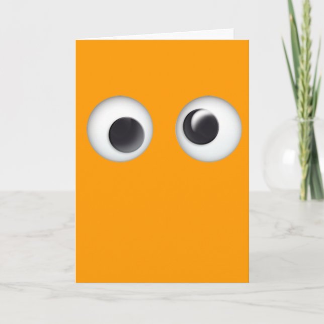Funny Orange Candy Maze Halloween Card (Front)