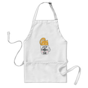Funny Orange Cat Coffee Mug Cat Lover Standard Apron
