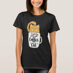 Funny Orange Cat Coffee Mug Cat Lover T-Shirt