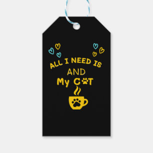 Funny Orange Cat Coffee Mug Cat Lover T-Shirt Gift Tags