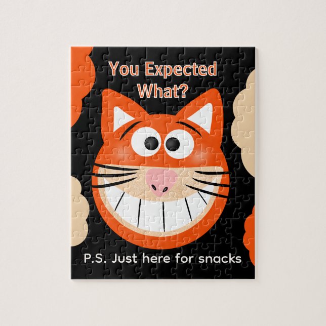 Funny Orange Cat Meme Puzzle (Vertical)