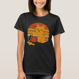 Funny Orange Cat Vintage T-Shirt