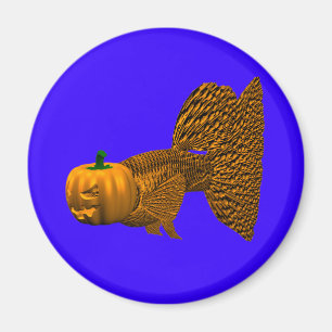Funny Orange Guppy Magnet