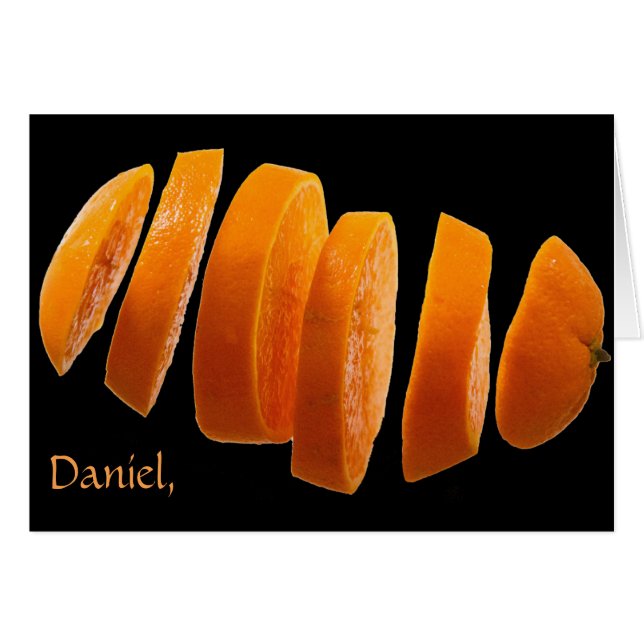 Funny Orange Joke Birthday (Front Horizontal)