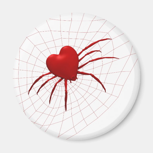 Funny Orb-Weaver Spider Magnet (Front)