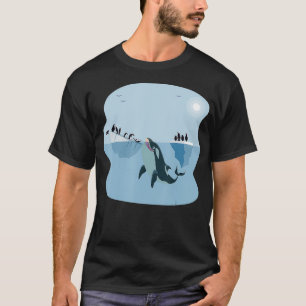 Funny Orca Whale Art Gifts for Women  Cute Killer  T-Shirt