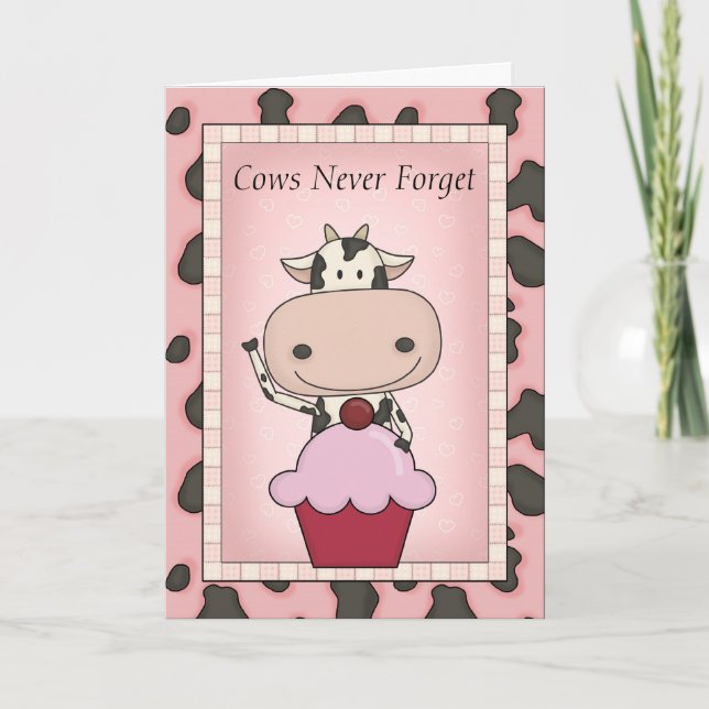 Funny Organic Birthday Wishes Card (Front)