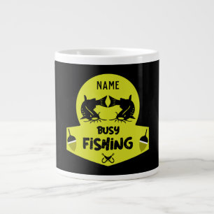 Funny original fishing gifts   large coffee mug