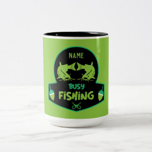 Funny original fishing gifts  Two-Tone coffee mug