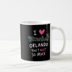 Funny Orlando Florida Night Skyline Vintage Premiu Coffee Mug
