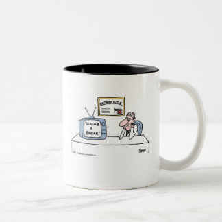 Funny Orthopaedist Cartoon for Orthopaedic Surgeon Two-Tone Coffee Mug