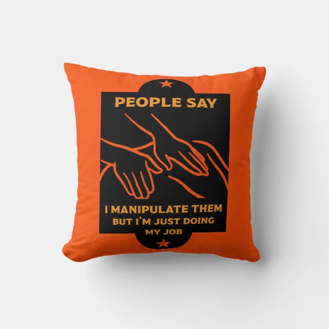 Funny Osteopath Gifts Cushion (Front)