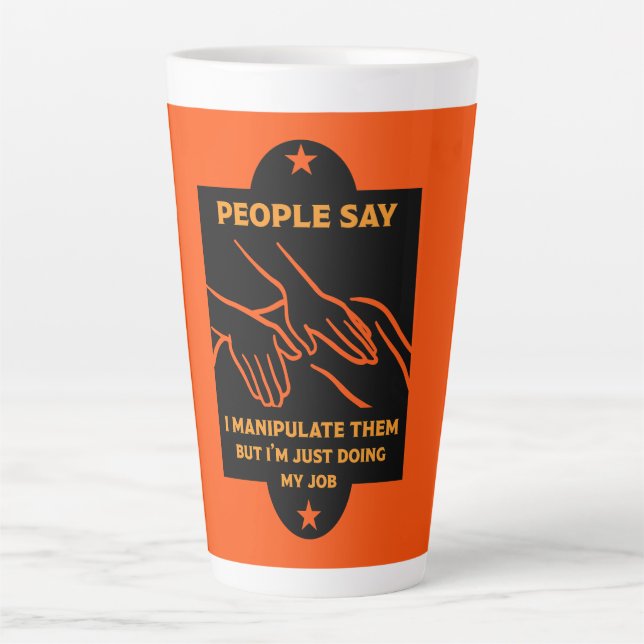 Funny Osteopath Gifts Latte Mug (Front)