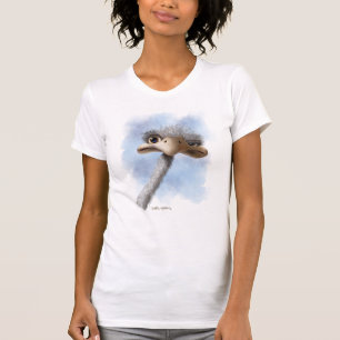 Funny Ostrich Caricature T-Shirt