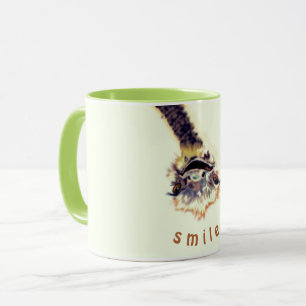 Funny Ostrich Coffee Mug - Custom Text