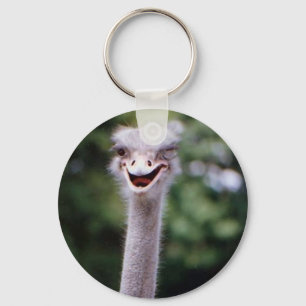 Funny Ostrich Key Ring