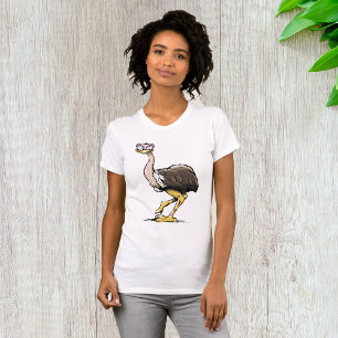 Funny Ostrich Womens T-Shirt