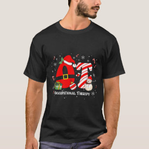 Funny Ot Nurse Occupational Therapy Santa Christma T-Shirt