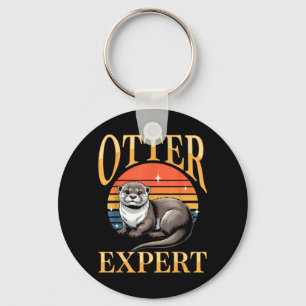 Funny Otter Key Ring