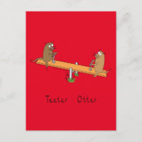 Funny Otter Teeter Totter Kids