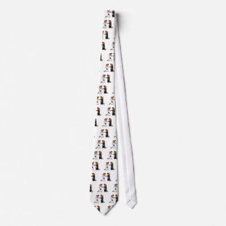 Funny Otter Wedding Cartoon Tie