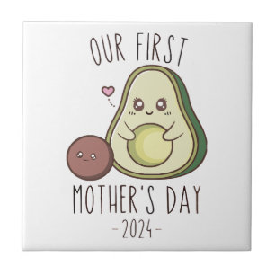 Funny Our First Mother's Day Tile
