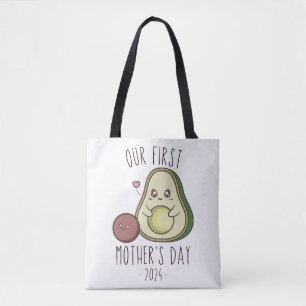 Funny Our First Mother's Day Tote Bag