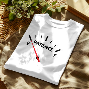funny out of patience  Gas Gauge-funny saying Hoodie