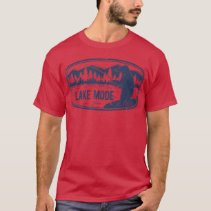 Funny Outdoor Angler Fishing Bear Tee Fisherman La